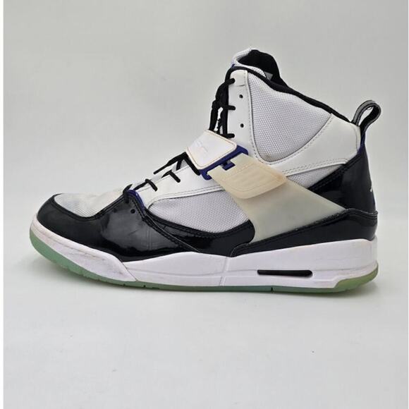 Jordan Flight 45 High Concord DC2571-100 White Black Basketball Shoe Men's 11 - Picture 1 of 11